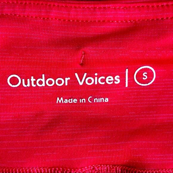 Like new Outdoor Voices red pink space dye leggings sz S - Picture 3 of 7